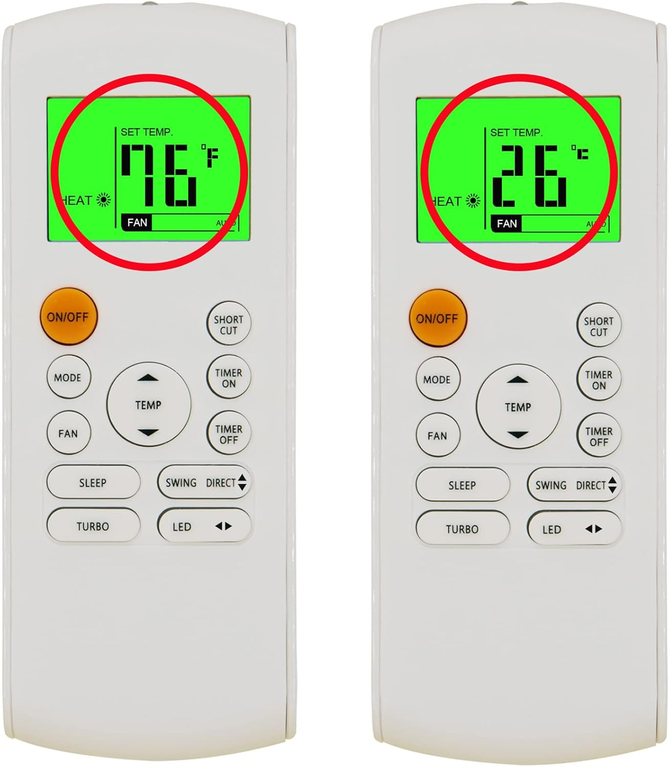 Replacement Remote Control for Midea MRCOOL FRIMEC Klimaire AC Air Conditioner R