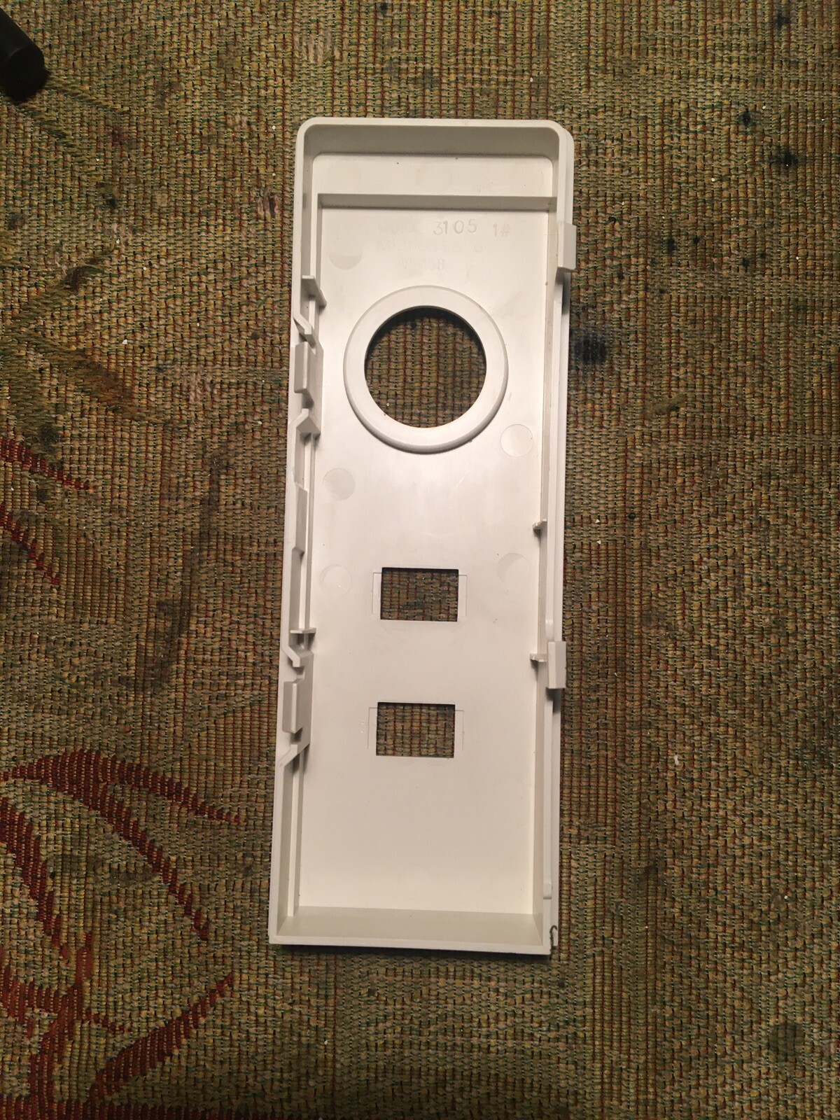 GE AHV05LWQ1 parts Control Panel Cover M12116D8876 (No Board)