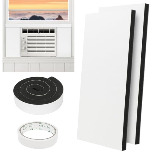 Window Air Conditioner Side Panels, 2 Pcs AC Side Surround Panel Kit Indoor |