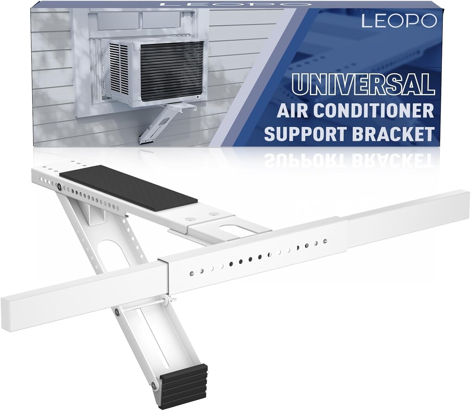 Steel AC Support Bracket for Double & Single Hung Windows, 29.5&Prime;