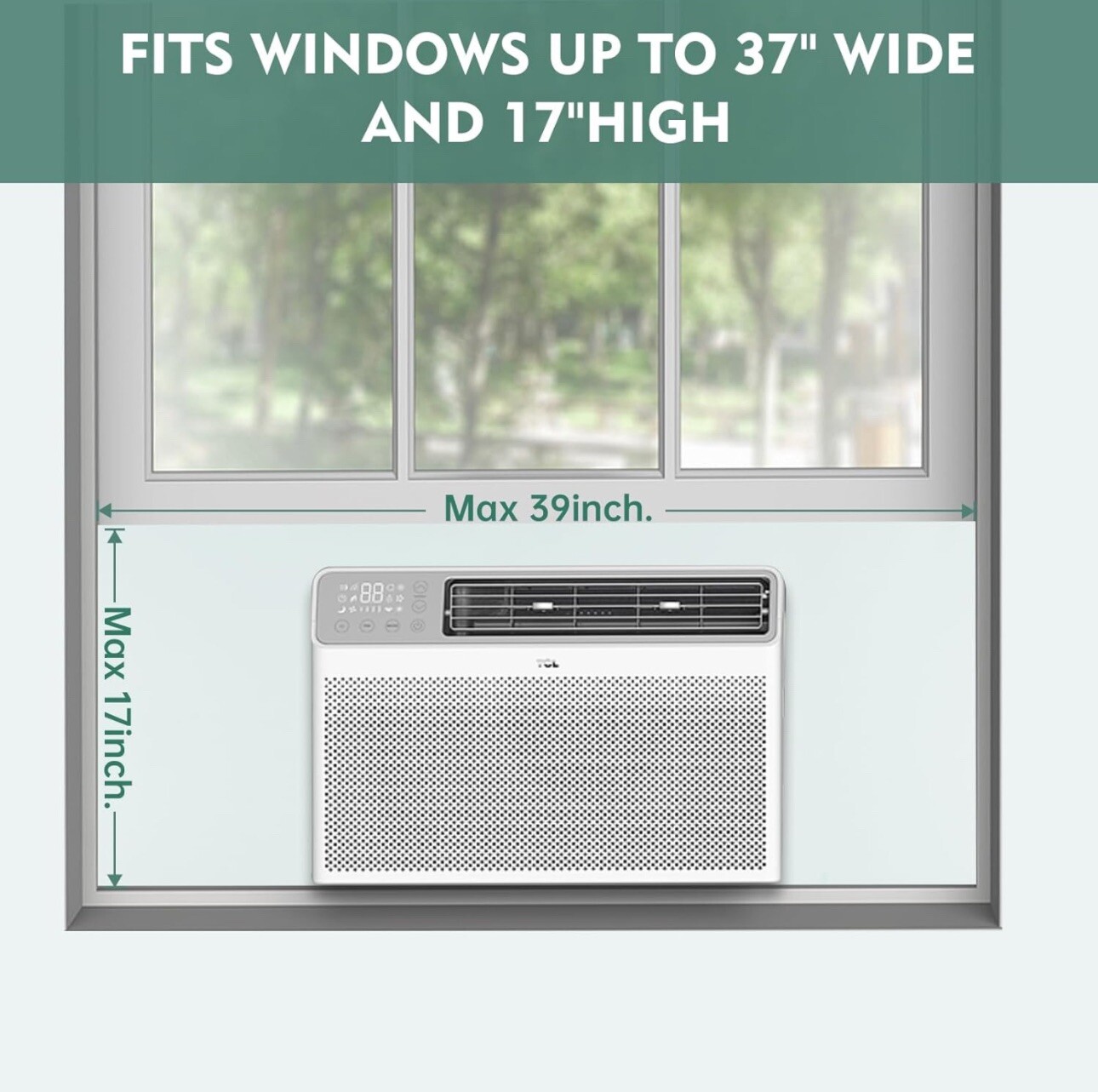 Window Air Conditioner Side Insulated Foam Panel 17&Prime; x 39&Prime;, White, Easy Install