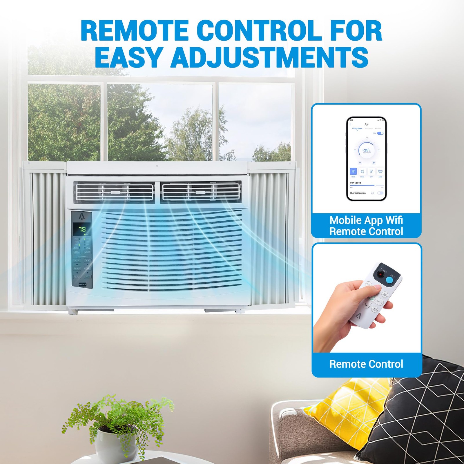 6000-BTU Window Conditioner Up to 250 Sqf