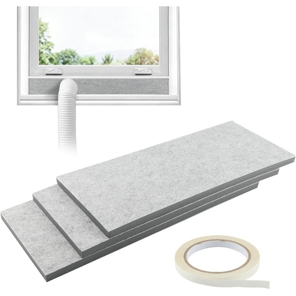 Layer Insulation Foam Panels, Portable Air Conditioner Window Vent Kit,2020