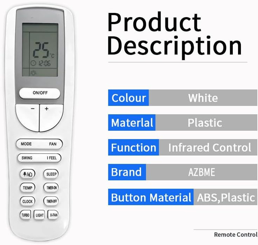 YAA1FB Replacement Remote Control for Lennox AC Air Conditioner YAA1FB YAA1FBF Y
