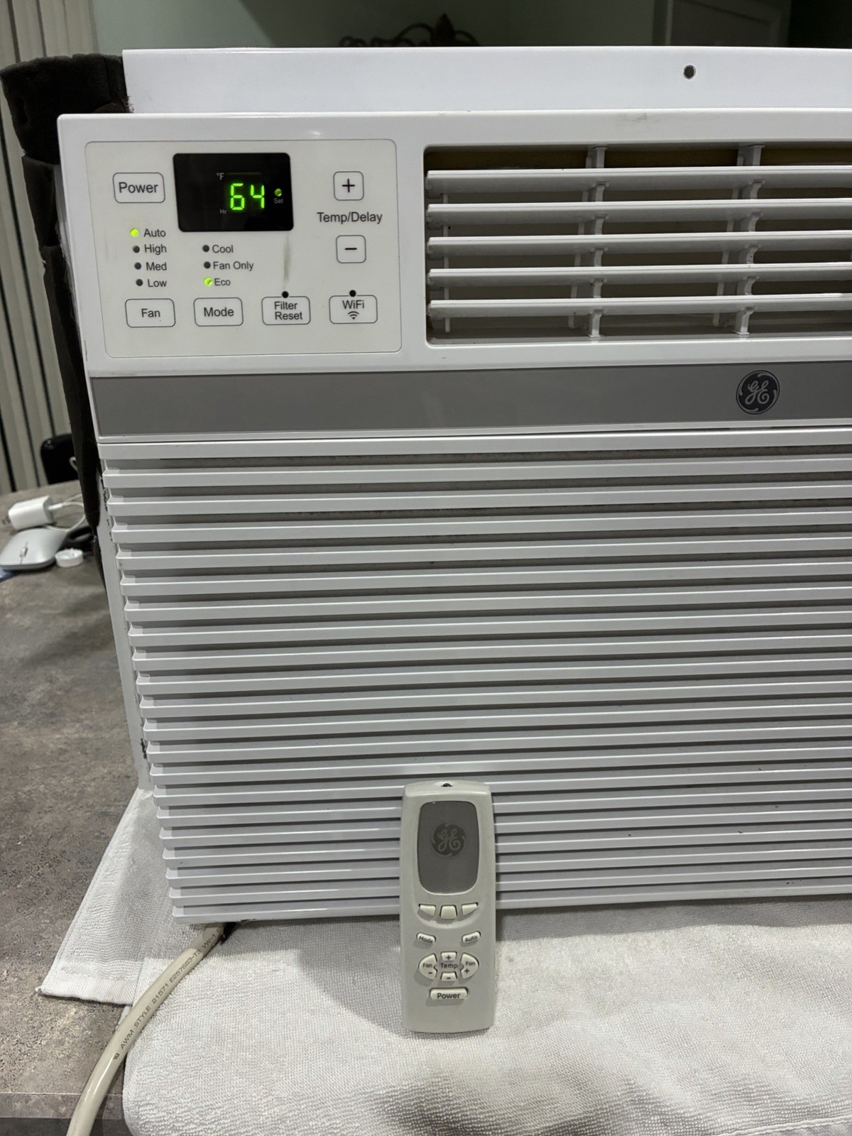 GE AEC10AXL1 Energy Star 115V Window AC Wi‑Fi Remote 10,000-10,999 BTU