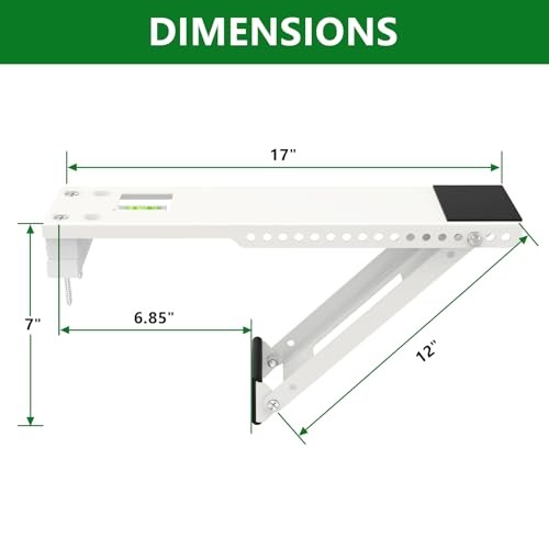 Window Air Conditioner Support Bracket,Universal AC Support up to 165 lbs