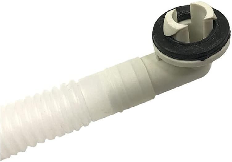Leak Prevention 2Pcs 3/5 Inch AC Drain Hose Connector Elbows with Rubber Rings