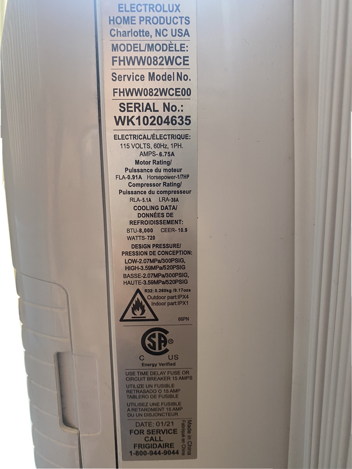 frigidaire 8000 btu wifi connected Window Air Conditioning Unit