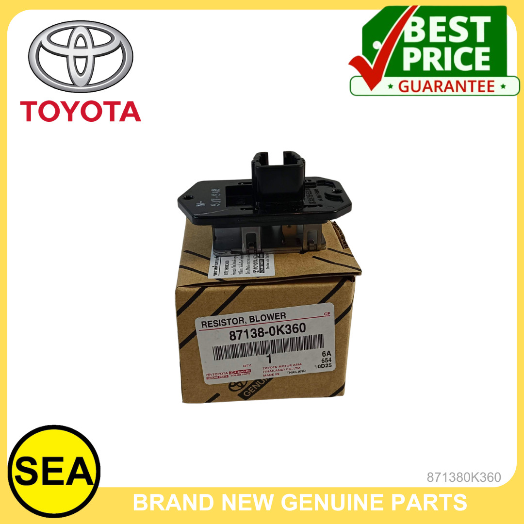 AIR CONDITIONER FAN RESISTANCE COIL FOR TOYOTA GUN12# ZRE210 #871380K360 (1PC)
