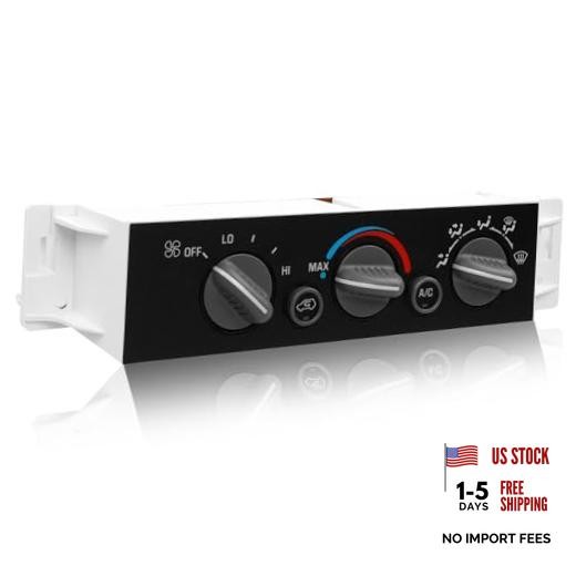 599-007 Climate Control Module A/C Heater Without Rear Window Defogger Switch
