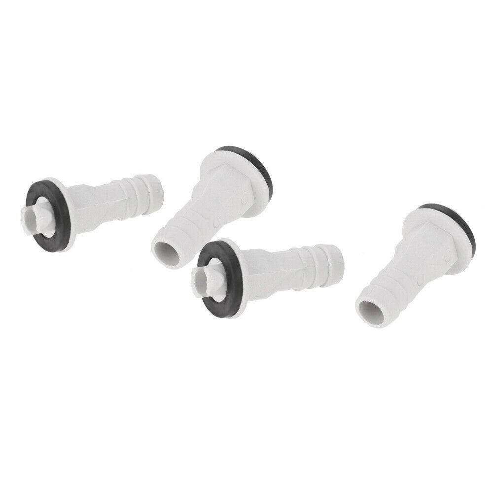 8pcs Air Conditioner Drain Hose Connector Window Drain Adapter Straight Fitting