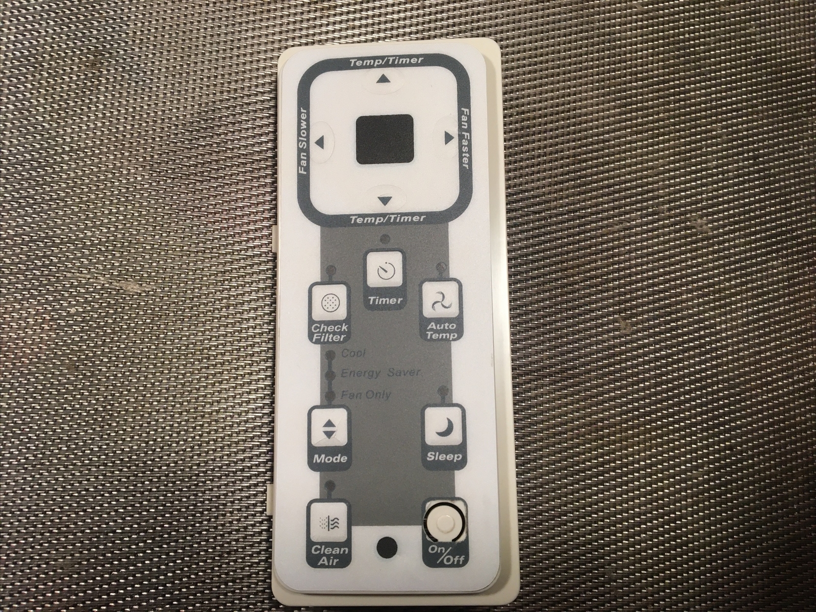 Frigidaire ac model: FAC125P1A6 Control Panel Cover Parts (No Board Included )