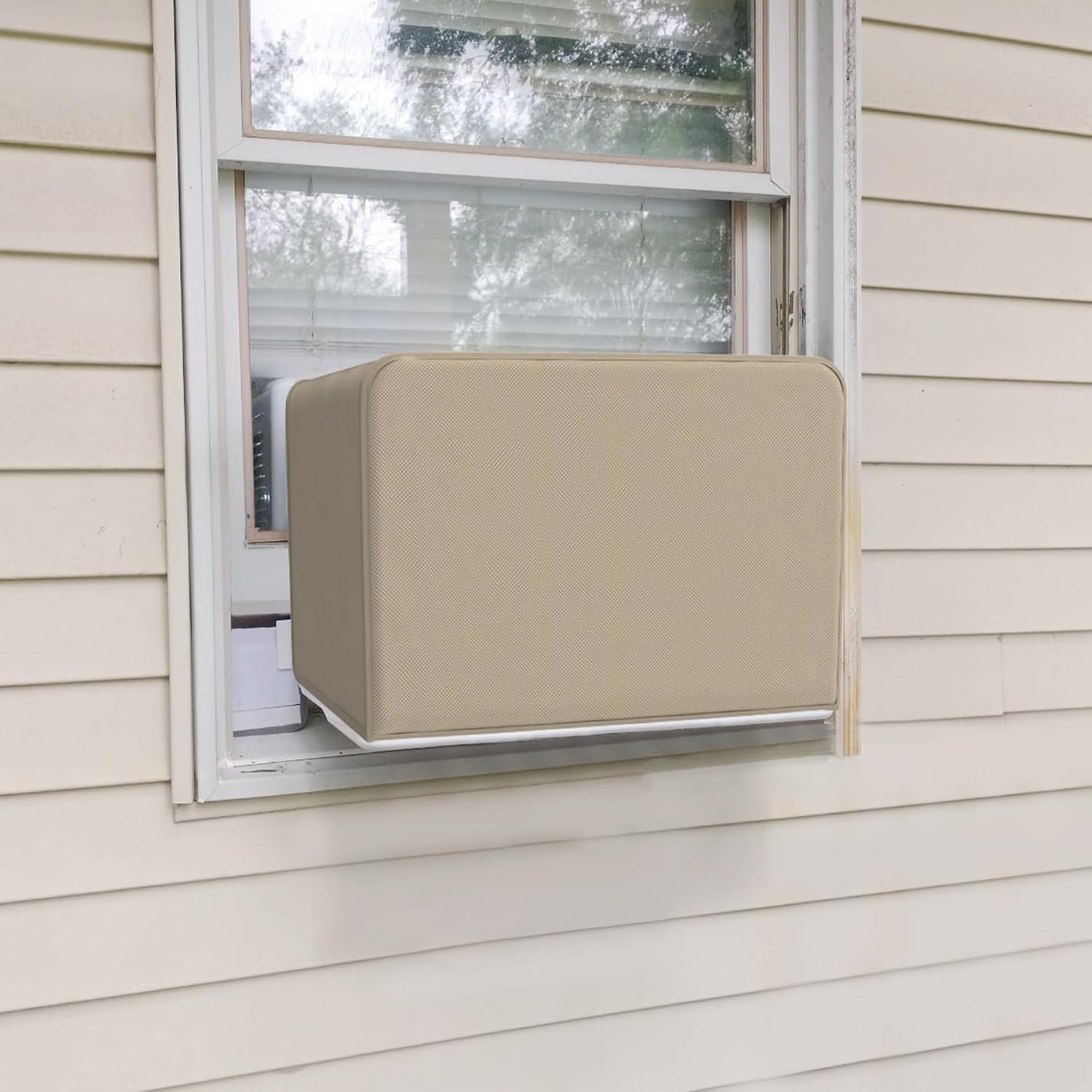 Window Air Conditioner Cover Compatible with Midea U Shaped Window AC Unit Fit