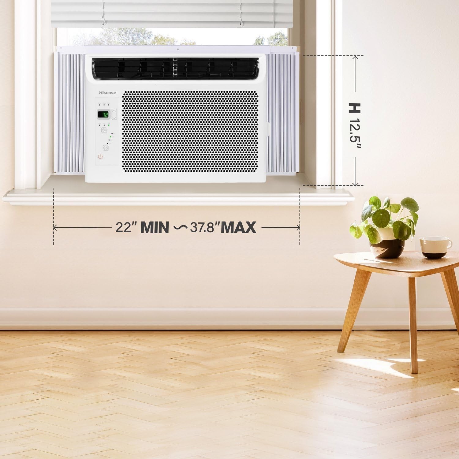 6000 BTU Window Air Conditioner Unit for Bedroom Garage Single Living Room, S…