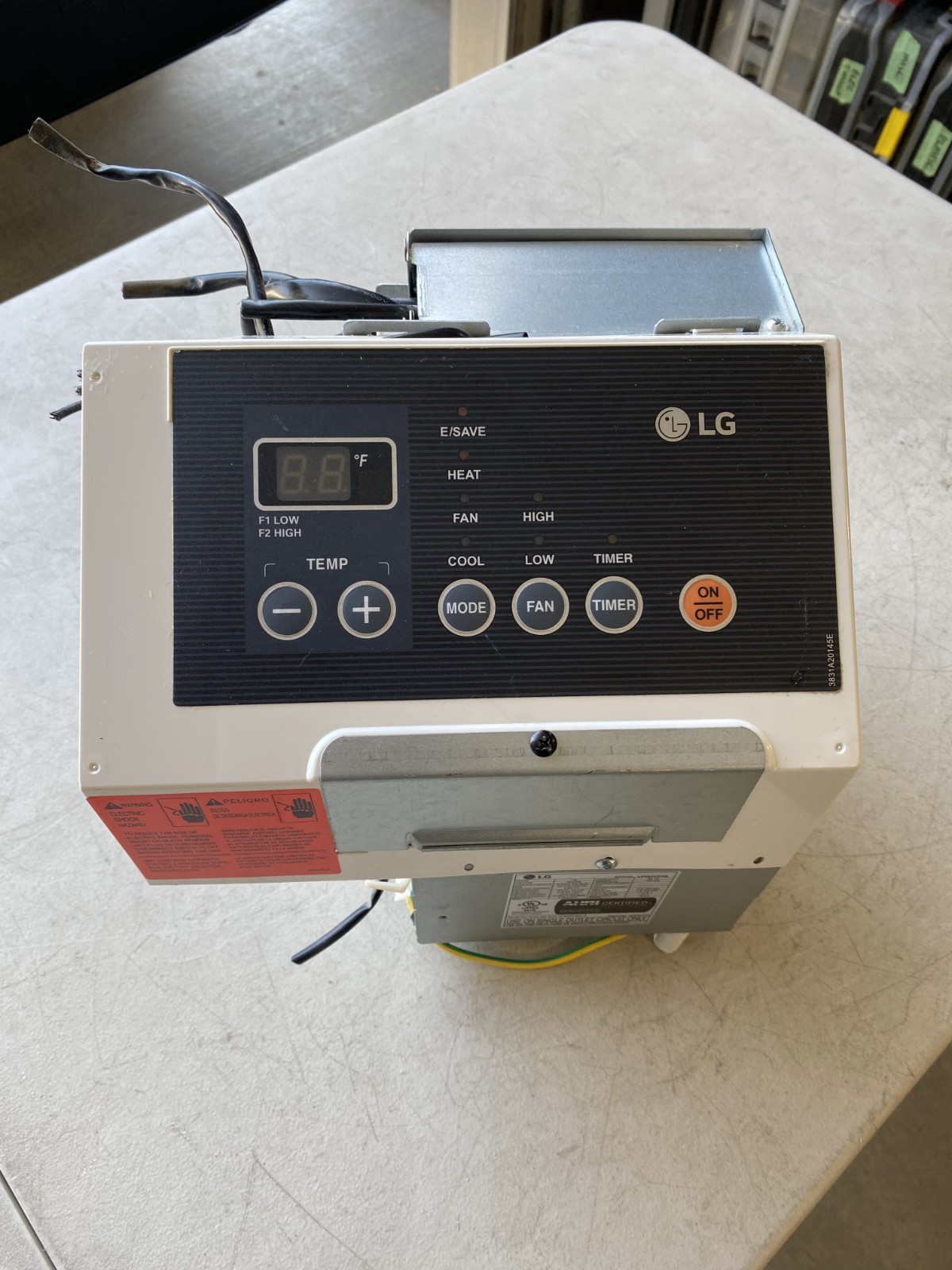 LG Air Conditioner Control Case Assembly LP093CD9B — Tested Working!