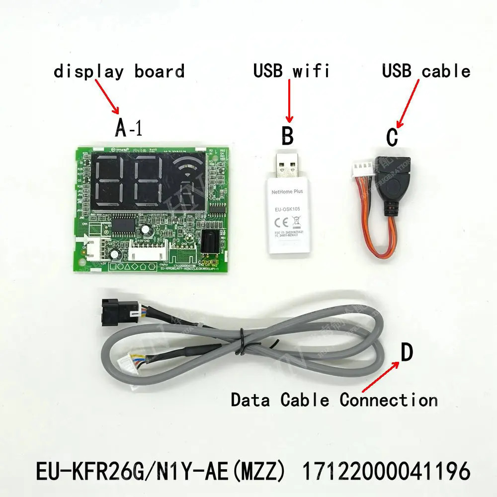 New Midea Air Conditioner WIFI Display Receiver EU-KFR26G/N1Y-AE (MZZ) 171220000