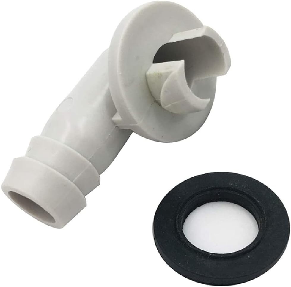 Leak Prevention 2Pcs 3/5 Inch AC Drain Hose Connector Elbows with Rubber Rings