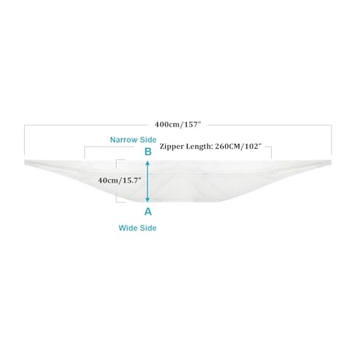 HOOMEE 157”(400CM) Universal Window Seal for Mobile Air Conditioner 157 Inch
