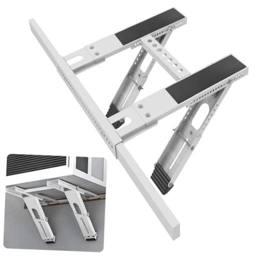 Universal Window Air Conditioner Support Bracket, No Drilling Heavy-Duty AC