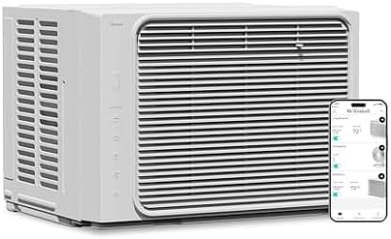 5,000 BTU Window Air Conditioner | Cools up to 150 Sq. Ft., Easy Install, Voice-