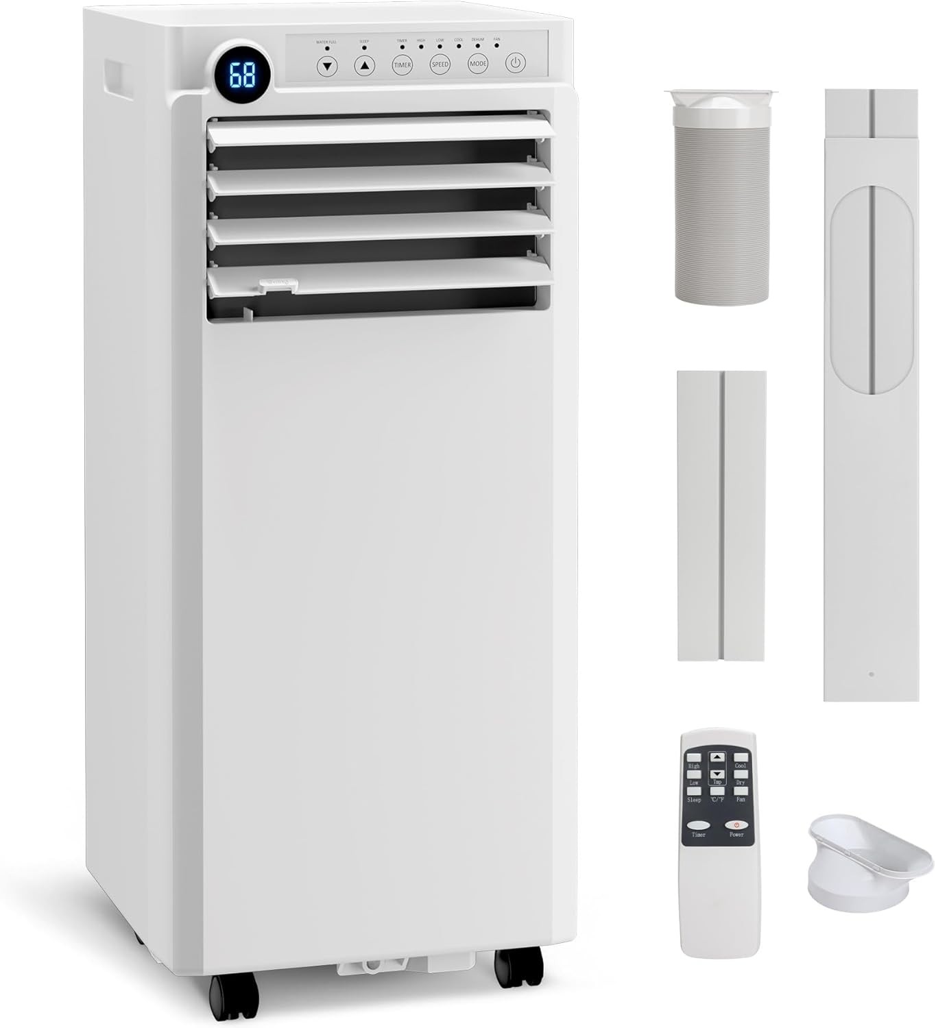 3 in 1 Portable Air Conditioner 8000 BTU Up to 350 Sq Ft Portable AC Unit Set