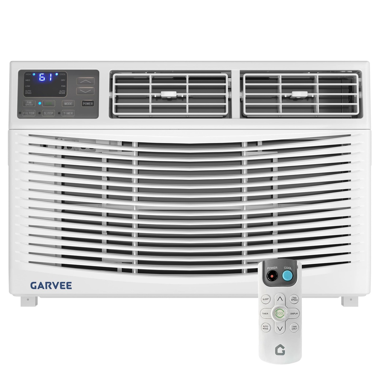8000 BTU Window Air Conditioner Unit with Remote Control 115V for Bedroom Office