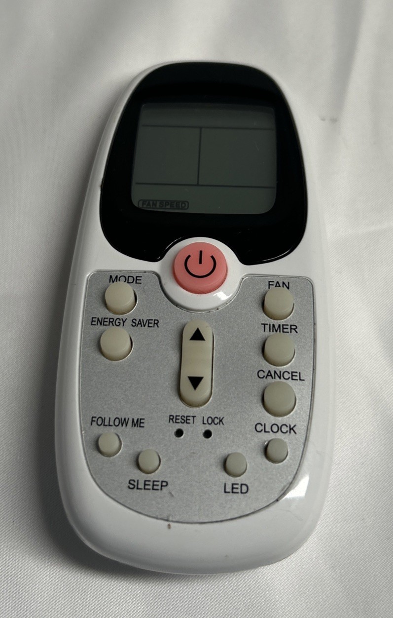 Coast Air R09B/BGCE Air Conditioner Remote Control Energy Saver Timer LED