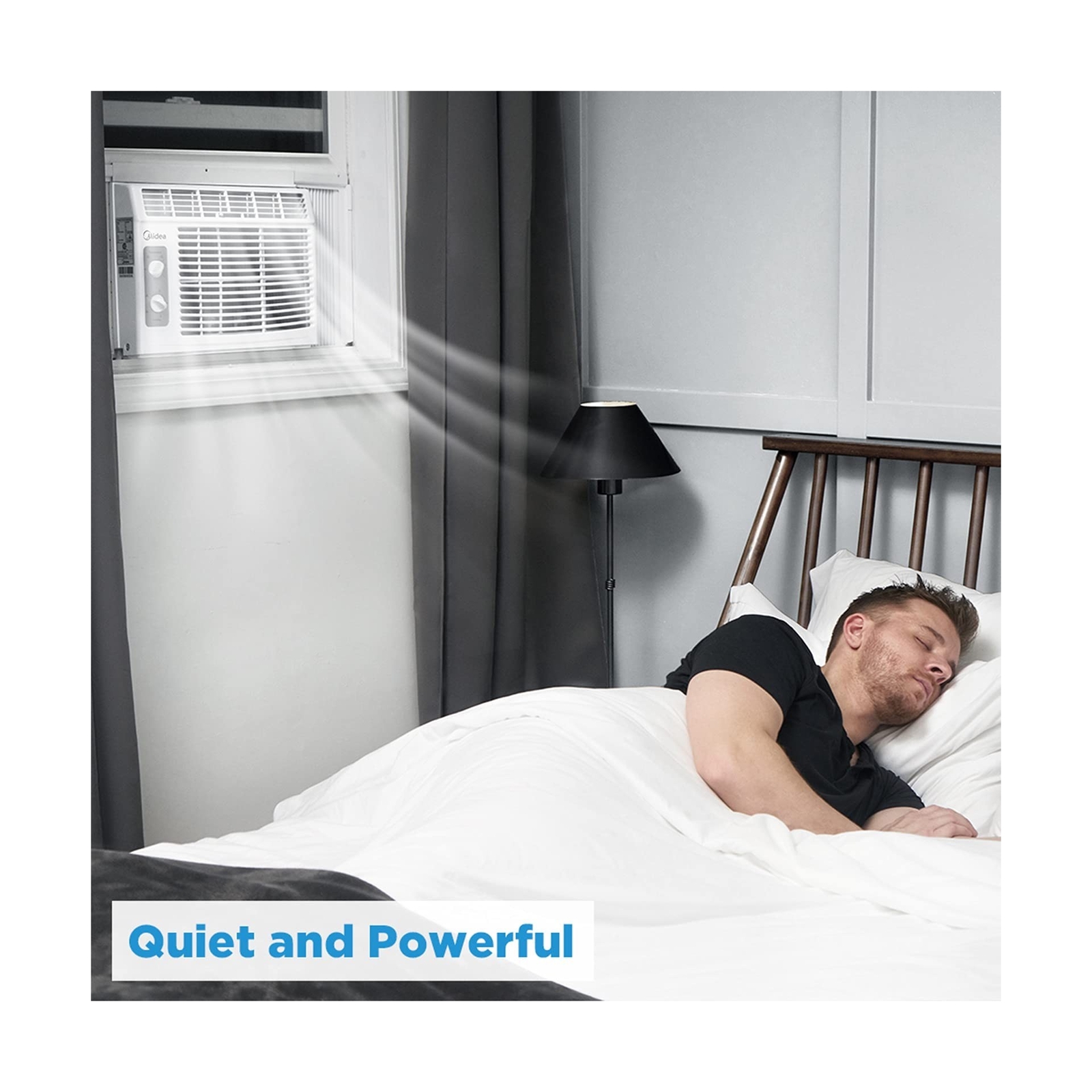 Midea 5,000 BTU EasyCool Small Window Air Conditioner – Cool up to 150 Sq. Ft…