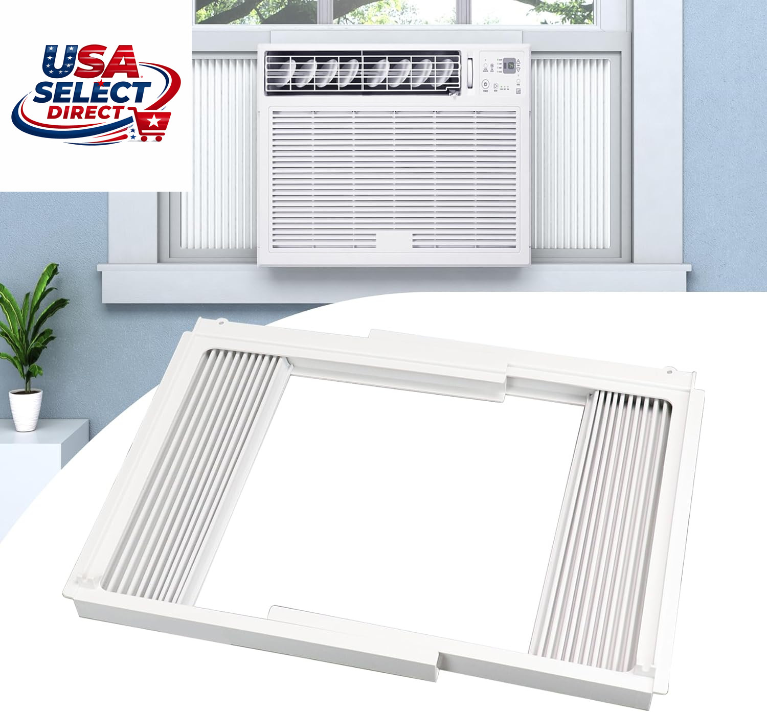 Window Air Conditioner Side Panel Kit for 8000BTU Units