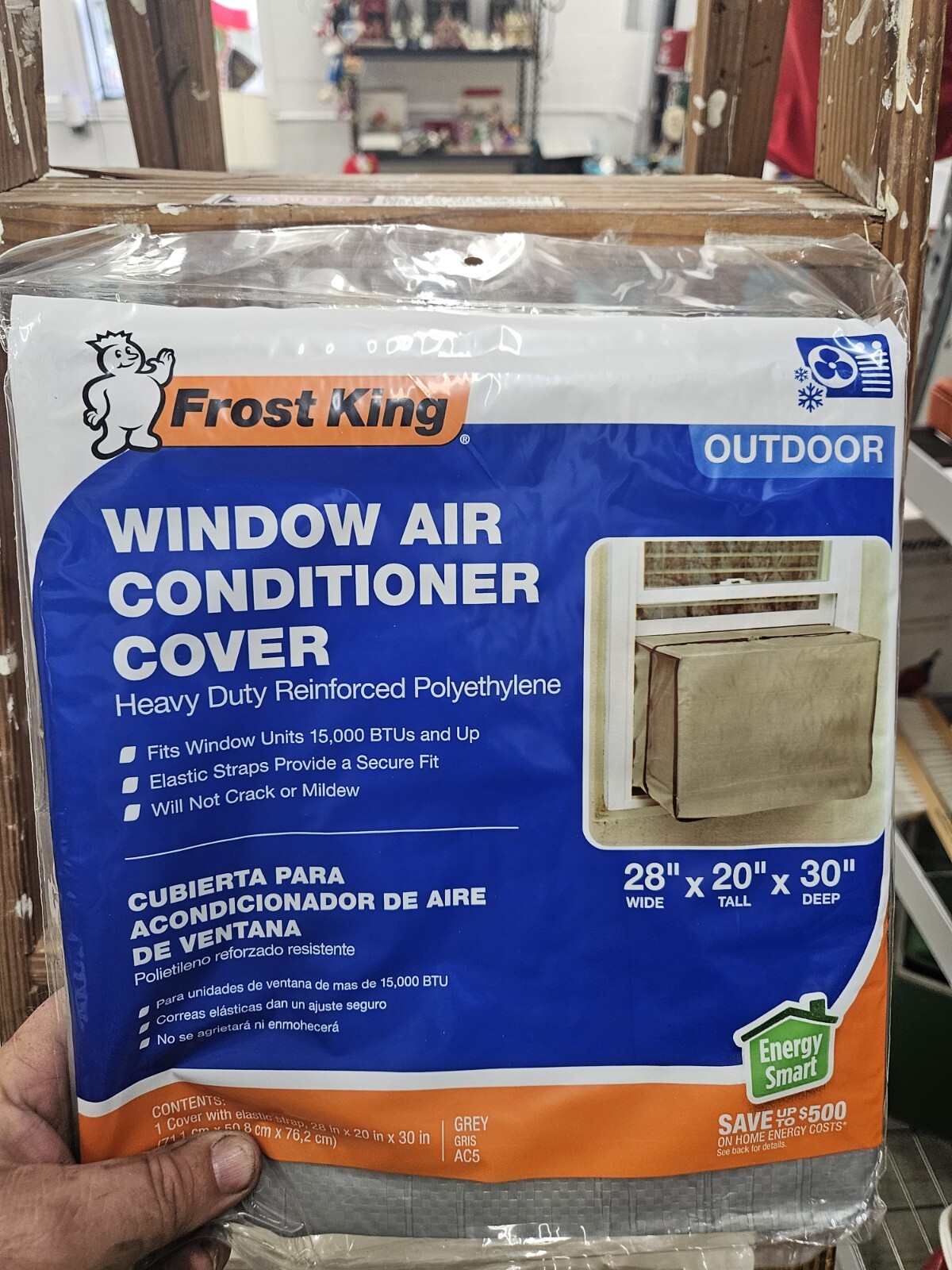) Frost King Window Air Conditioner Cover 28”x 20”x 30”