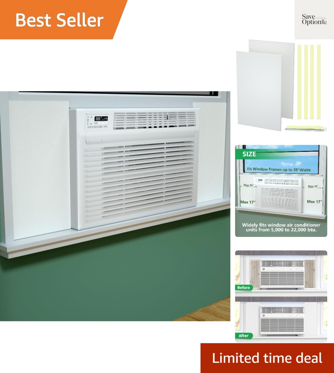 Window AC Side Insulated Foam Panels, Window Air Conditioner Seal Insulation …