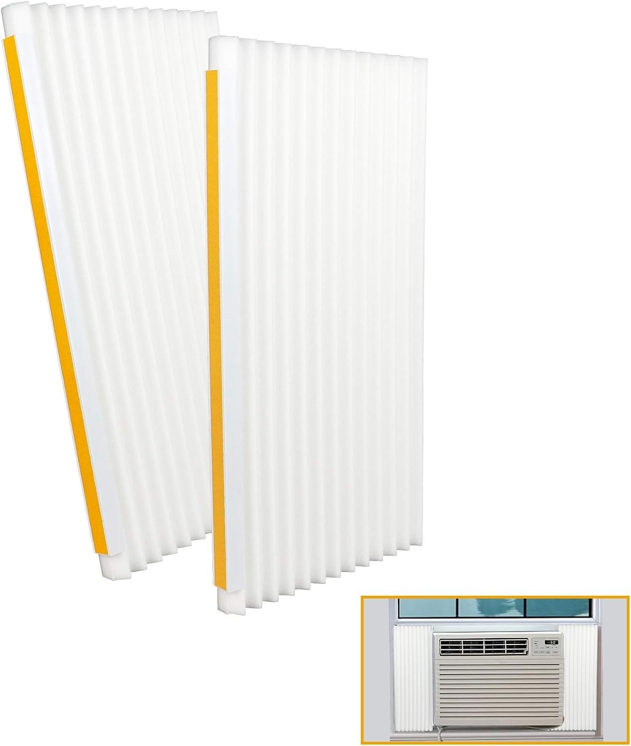 Durable Foam Insulation Panels for Air Conditioners – 2 Pack, Weather-Resistant
