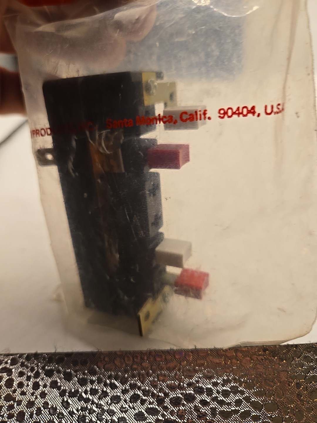 NOS GEMLINE PUSH BUTTON 19010, 190-10 NUTONE 16017 FREE SHIPING (9C7)