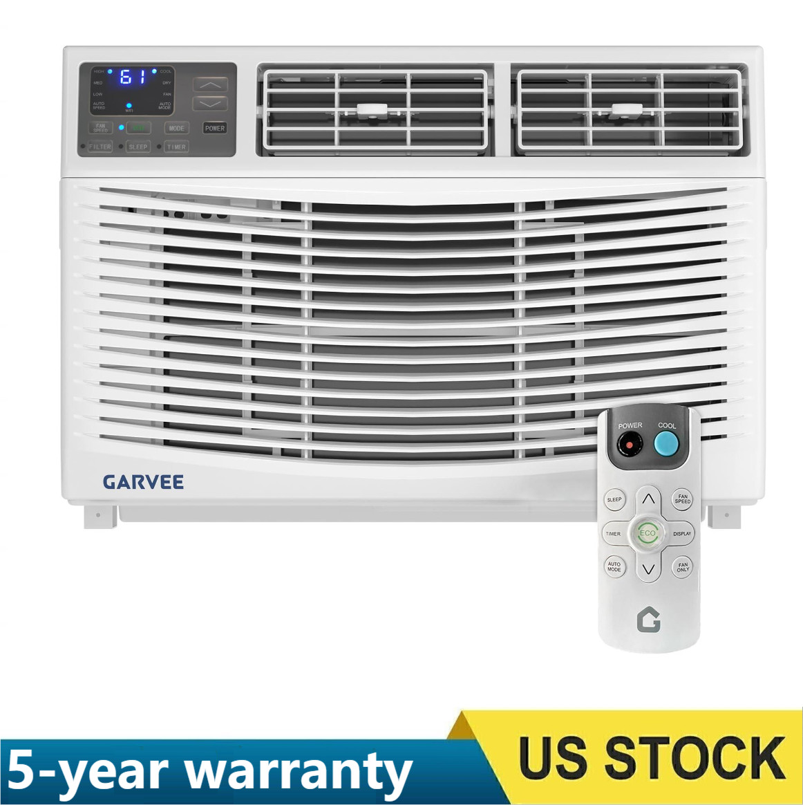 ✨10000 BTU Window Air Conditioner Unit with Remote Control 3 Cooling & Fan Speed