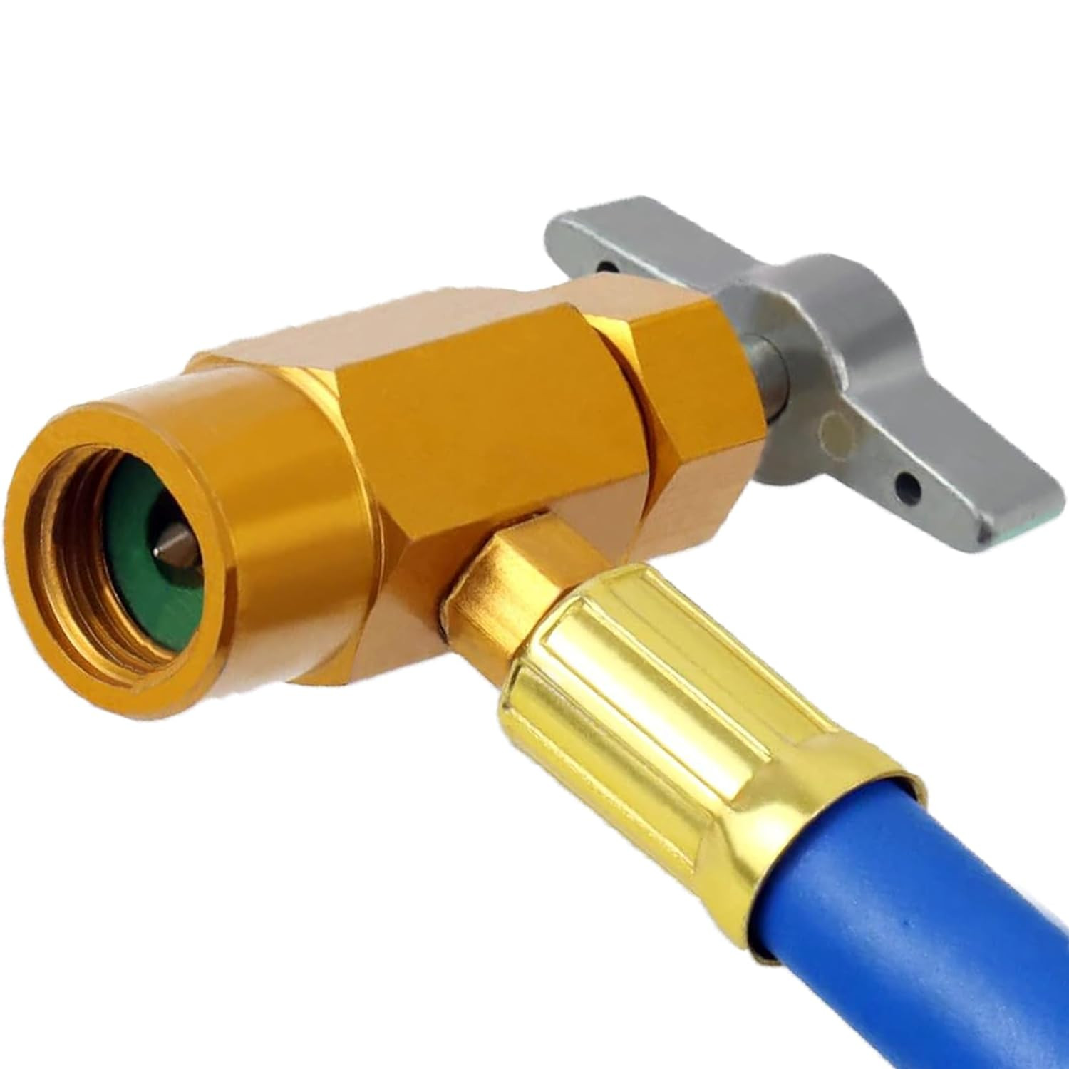 Kit De Manguera De Recarga Refrigerante Aire Acondicionado Con Manometro Presion