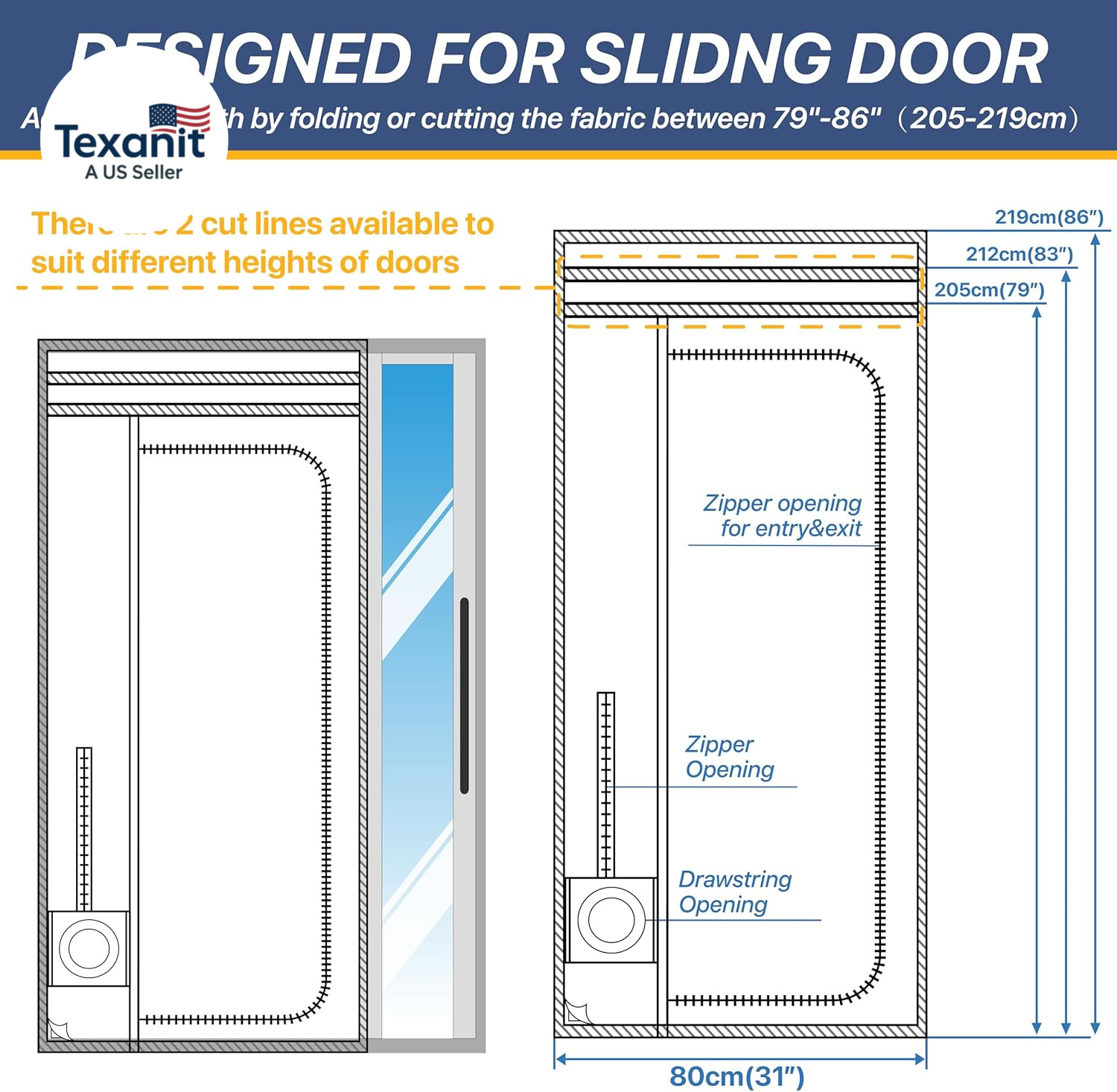Portable AC Window Vent Kit for Sliding Door, 100% Sealing Portable Air Conditio