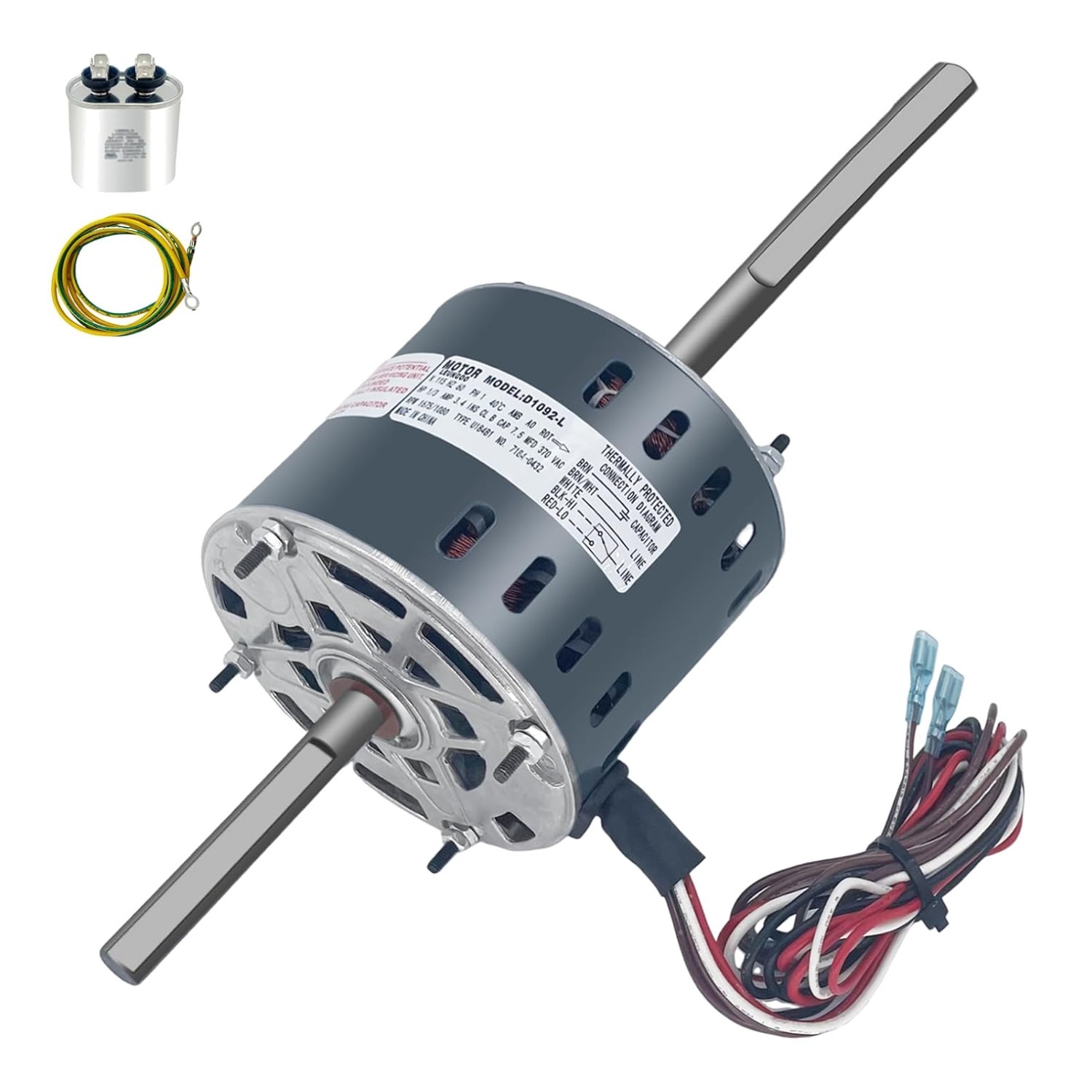 High-Quality RV AC Motor Replacement 115V 1675/1080RPM