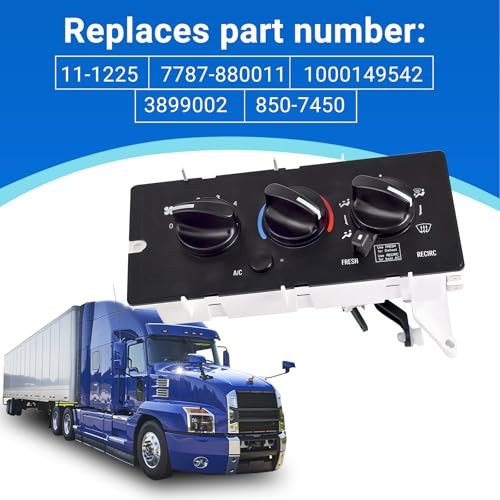 A/C Control Panel Climate Control Module Fits for 2001-2005 Mack Ch613 cv713