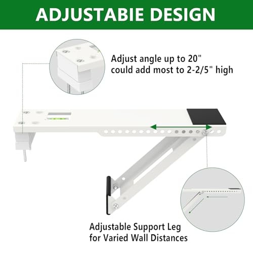 Window Air Conditioner Support Bracket,Universal AC Support up to 165 lbs