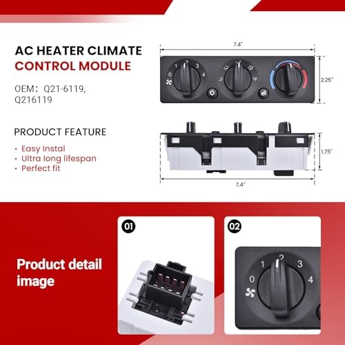 AC Heater Climate Control Module, HVAC Climate Control,Air Conditioning Heater