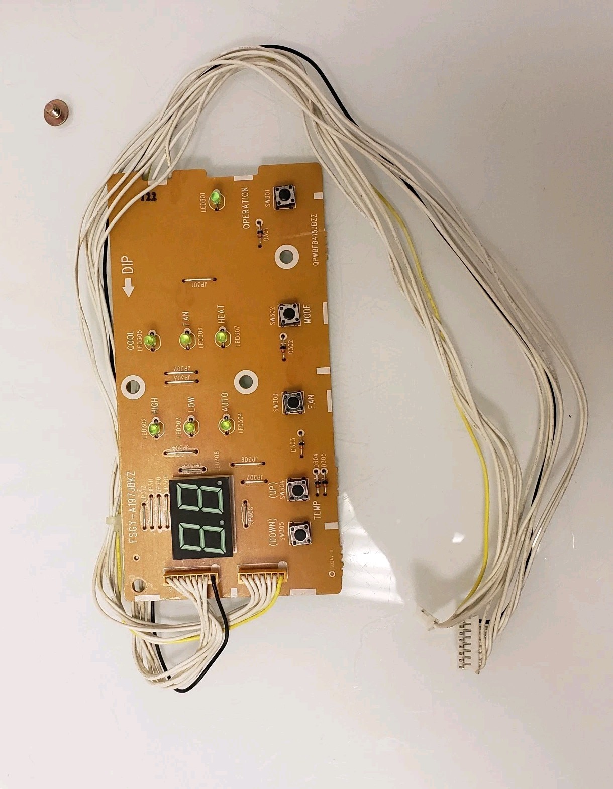 QPEBFB415JBZZ FSGY-A197JBKZ LED305 OEM Control panel of Sharp wall unit