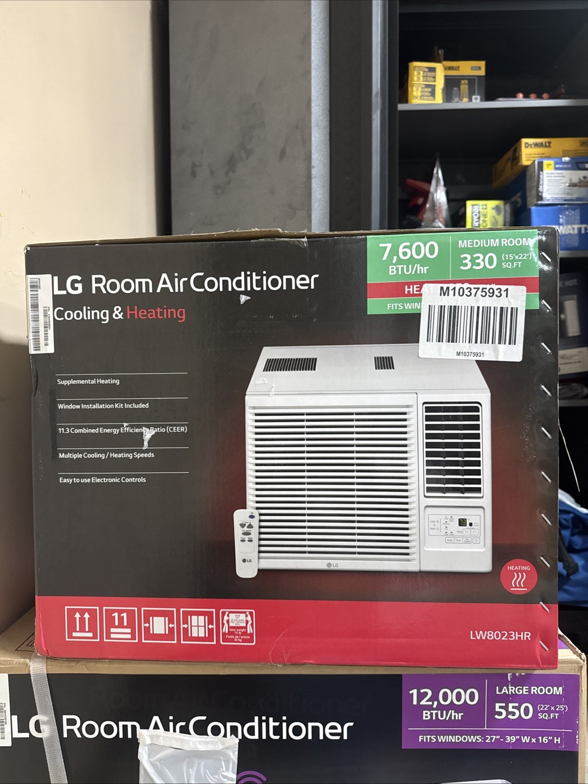 LG 7,600 BTU Window Air Conditioner with Heat