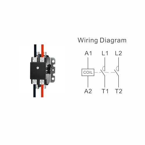2 Poles FLA 40 Amp Coil 24 VAC Air Conditioner Condenser 2P 40A 24VAC
