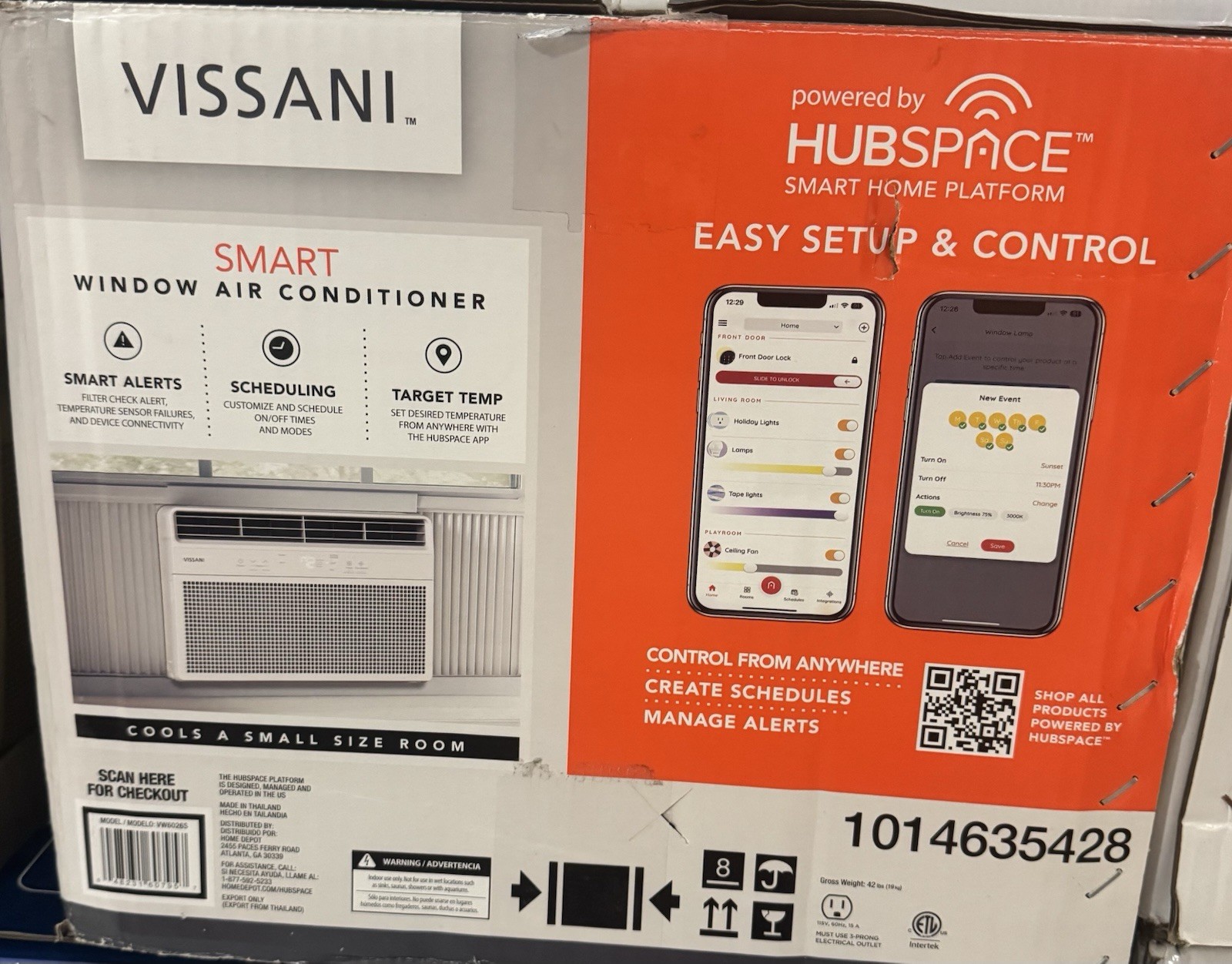 Aire acondicionado de ventana inteligente Vissani – Nuevo en caja