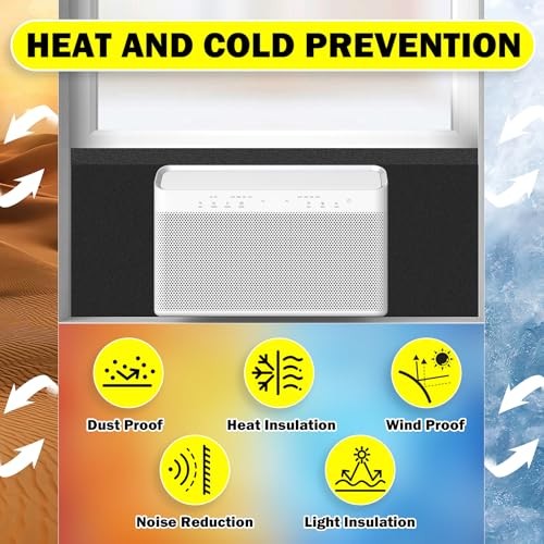 Window Air Conditioner Insulated Foam Side Panels,Weatherproof Window Ac Foam