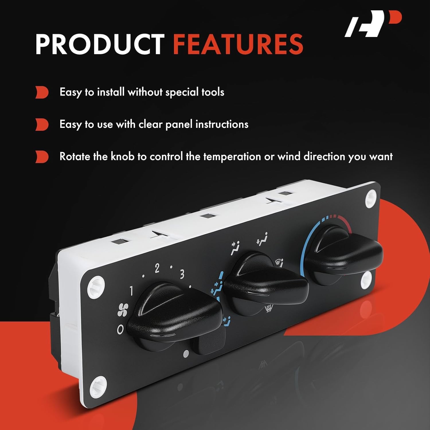 Heater Climate Control Panel Module Compatible with Freightliner