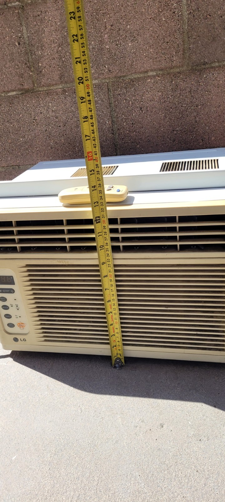 LG LWHD8008R 8,000 BTU Window Air Conditioner AC w/ Remote 115V Used