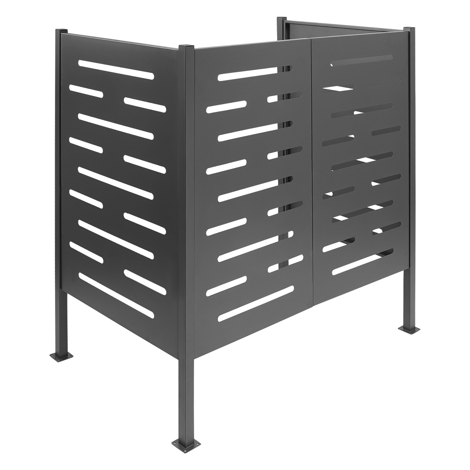 Air Conditioner Fence, Iron Outdoor Equipment Enclosure, Outside Privacy Fence