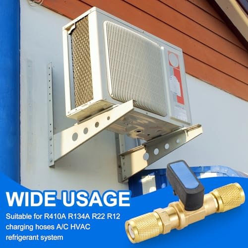 /4 SAE Female HVAC Control Valve Air Conditioner Ball Valve/4 SAE Female 1