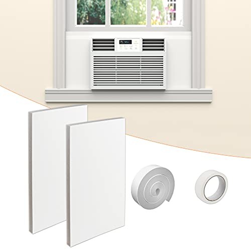 Window Air Conditioner Insulated Foam Panels, Winter Surround Insulation Side